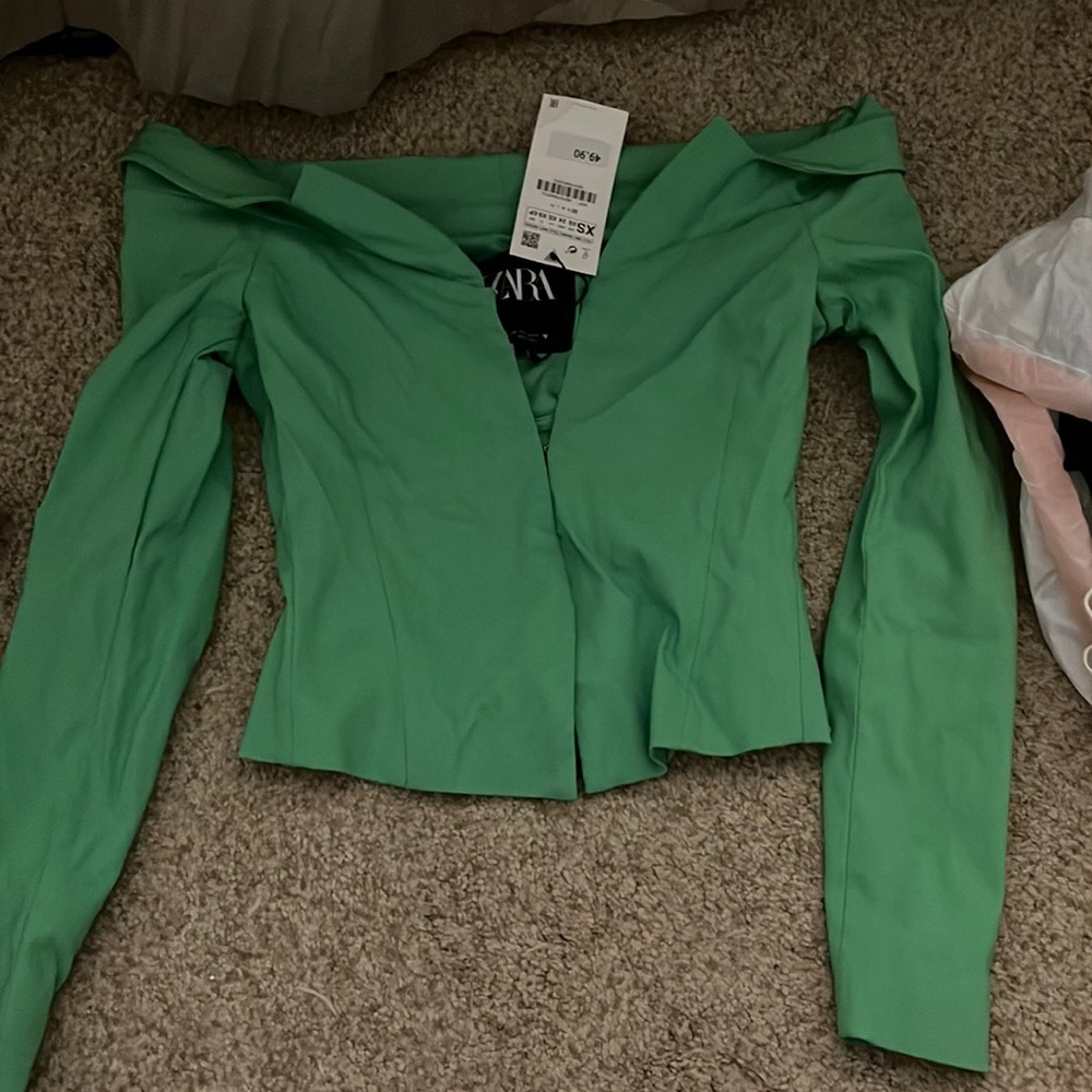 new zara long sleeve top